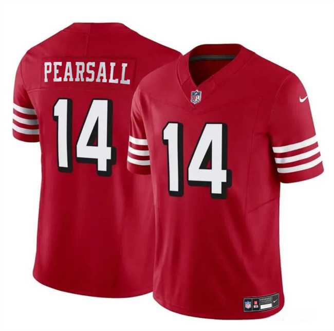 Youth San Francisco 49ers #14 Ricky Pearsall New Red 2024 Draft F.U.S.E. Vapor Untouchable Limited Stitched Jersey Dzhi->youth nfl jersey->Youth Jersey